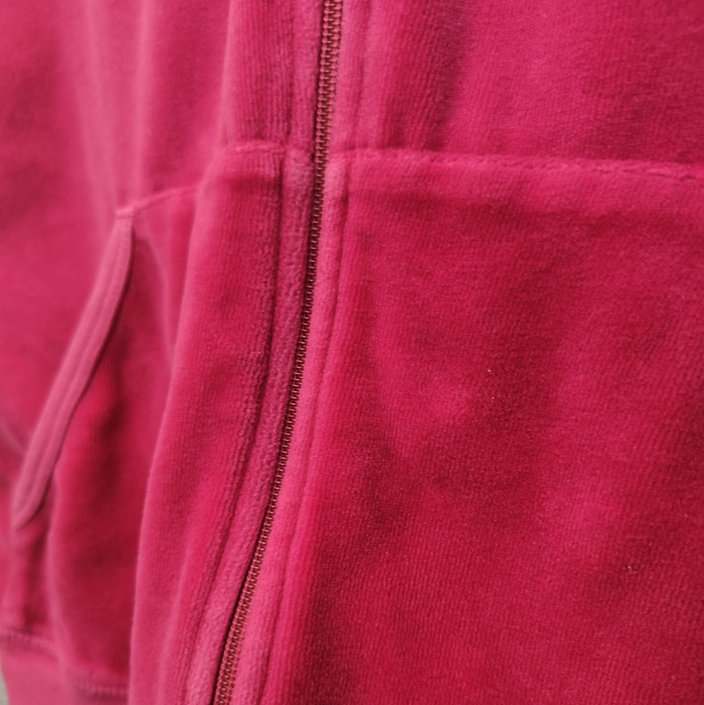 Vintage Magenta Juicy Tracksuit Zipup Hoodie - Picture 2 of 5